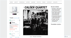Desktop Screenshot of calderquartet.com